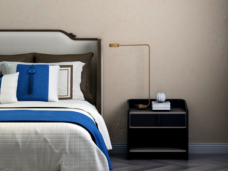 貝殼粉涂料深淡黃色蠶絲絨效果圖